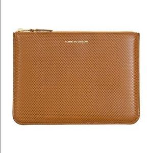 COMME des GARÇONS Luxury Large Zip Pouch NWT